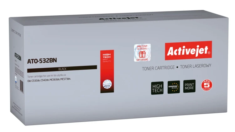 Toner Activejet ATO-532BN (zamiennik OKI 46490404 Supreme 1500 stron czarny)