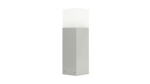 Oprawa oświetleniowa zewnętrzna, stojąca Cube CB-330 AL, E27 max 20W, kolor srebrny, 0438621