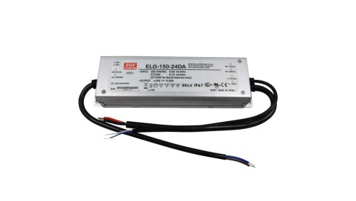 Zasilacz led MeanWell 120W 24VDC ELG-150-24DA-3Y IP67 6,25A DALI