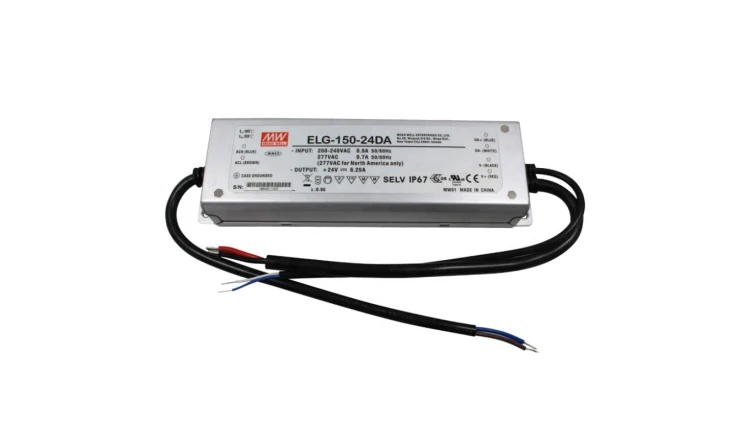 Zasilacz led MeanWell 120W 24VDC ELG-150-24DA-3Y IP67 6,25A DALI
