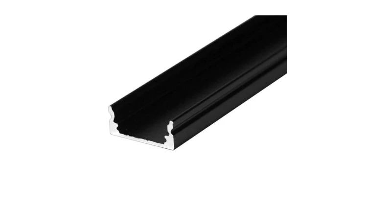 Profil czarny 3m MiniLUX12 (do RGBW) nawierzchniowy do taśmy led rgbw o szerokości 12mm