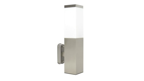 Kinkiet zewnętrzny Inox Kwadratowa SS802-A, E27 max 40W, kolor srebrny 0438621