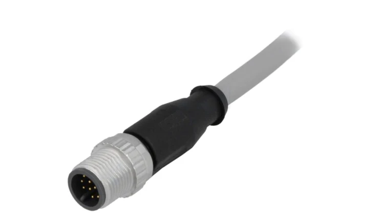 Złącze M12 męskie proste 0,5m 12pin 21348400C79005