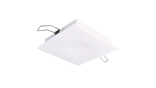 Intelight Oczko awaryjne N/T STARLET QUAD LED SO 150 SA 3H MT IP20 MANUAL TEST 3,5W białe 92814 + ramka do wpuszczenia w sufit 9
