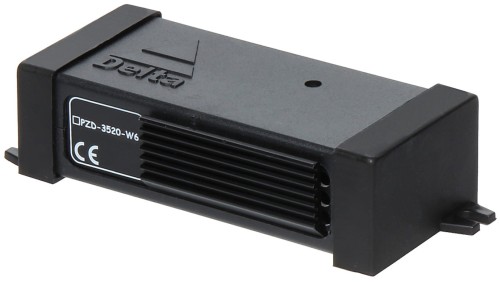 Moduł przetwornicy obniżającej napięcie w obudowie bryzgoszczelnej 1-we (4,5-40VDC) / 1-wy (1,2-35VDC) max.3A 40W PZD-3520-W6