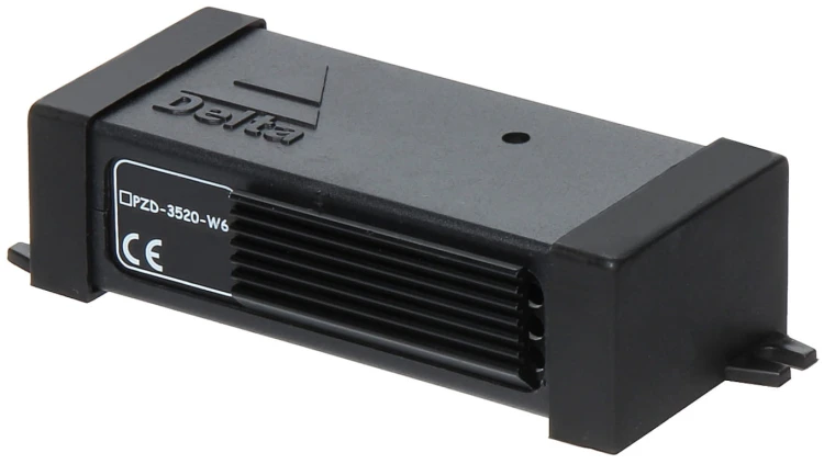 Moduł przetwornicy obniżającej napięcie w obudowie bryzgoszczelnej 1-we (4,5-40VDC) / 1-wy (1,2-35VDC) max.3A 40W PZD-3520-W6