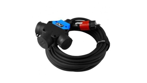 Przedłużacz trójdrożny wtyczka 230V na 3x230V 50m Doktorvolt 9290