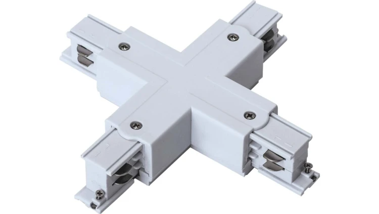 Łącznik szynoprzewodu IP20 3-fazowy biały TRACK X CONNECTOR 4W WHITE GXTR044
