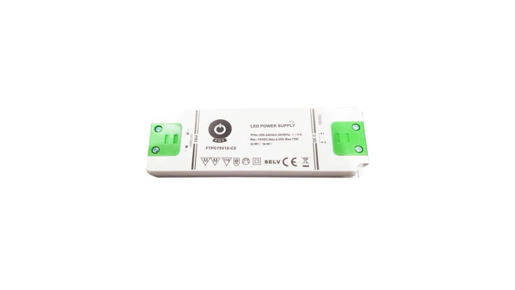 Zasilacz led FTPC 75W meblowy 12V DC FTPC75V12-C2