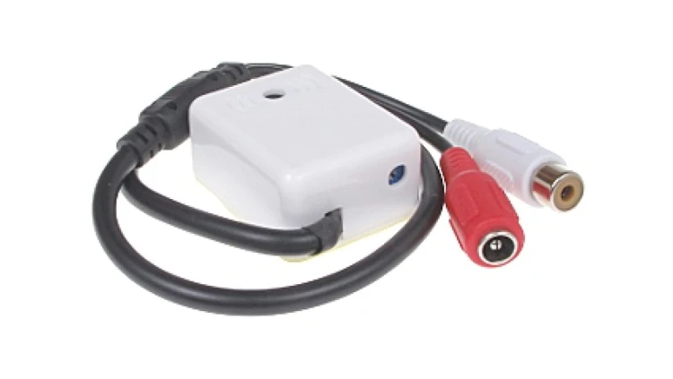 Mikrofon CCTV moduł audio 20Hz-10kHz z regulacją wzmocnienia SM-8/R-PLUG
