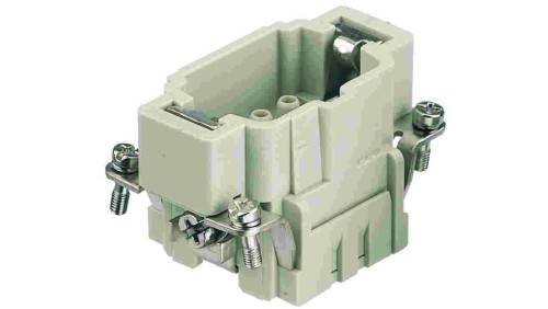 Złącze HAN prostokątne męskie 6pin 16A 90V 09360062602