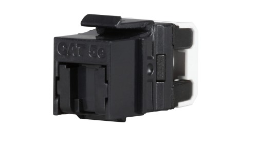 Keystone Solarix CAT5E UTP RJ45 czarny SXKJ-5E-UTP-BK-NA do kleszczy SXKJ-NA-BU