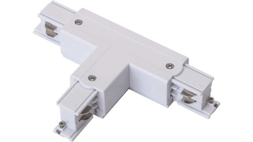 Łącznik szynoprzewodu IP20 3-fazowy biały TRACK T CONNECTOR T-L2 4W WHITE GXTR035