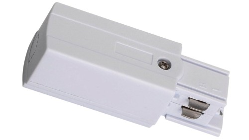 Złącze zasilające szynoprzewodu IP20 3-fazowe białe TRACK POWER CONNECTOR P-L 4W WHITE GXTR011