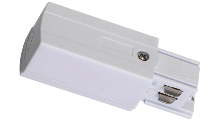 Złącze zasilające szynoprzewodu IP20 3-fazowe białe TRACK POWER CONNECTOR P-L 4W WHITE GXTR011