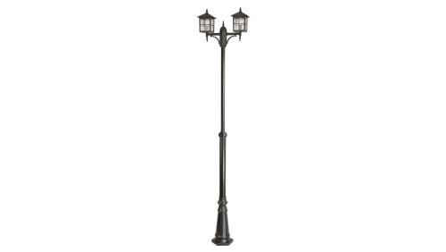 ​Oprawa oświetleniowa parkowa, uliczna Wenecja OGMWN 2 KW, E27 max 2 x 60W, kolor czarny 0438621