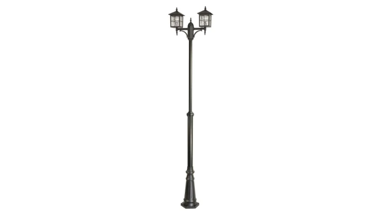 ​Oprawa oświetleniowa parkowa, uliczna Wenecja OGMWN 2 KW, E27 max 2 x 60W, kolor czarny 0438621