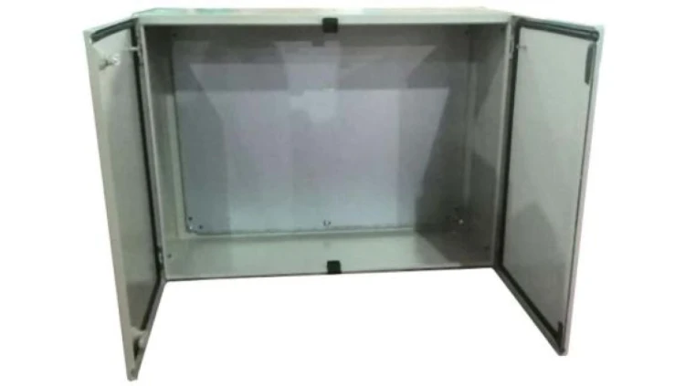 Szafka ścienna rozdzielcza RAL 7032, materiał: Stal, IP66, 800 x 600 x 300mm, RS PRO
