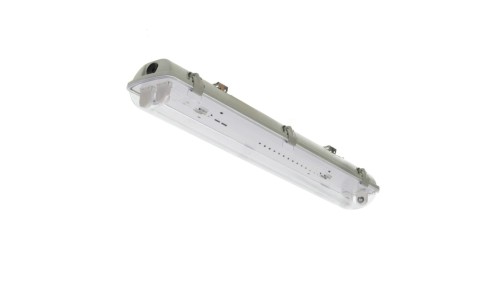 Oprawa IP65 Loyal Lighting dla 2xtuba LED 60cm, AC230V, zas.jednstr, transp.