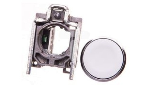 Przycisk sterowniczy 22mm bialy 1NO z samopowrotem XB4-BA11