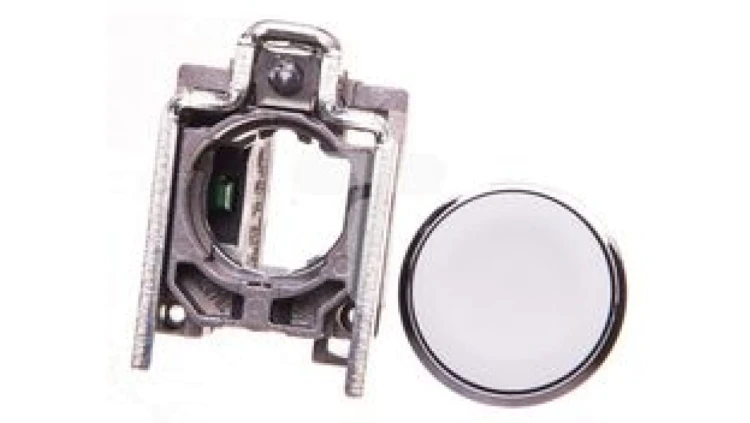 Przycisk sterowniczy 22mm bialy 1NO z samopowrotem XB4-BA11