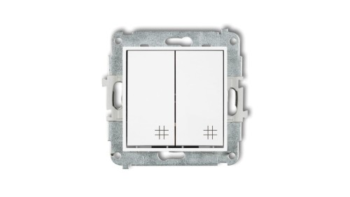 Mechanizm łącznika podwójnego krzyżowego biały MWP-66