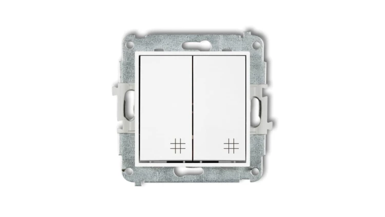 Mechanizm łącznika podwójnego krzyżowego biały MWP-66