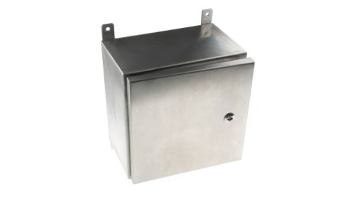 Szafka ścienna rozdzielcza, materiał: Stal nierdzewna 316, IP69K, 300 x 300 x 200mm, RS PRO