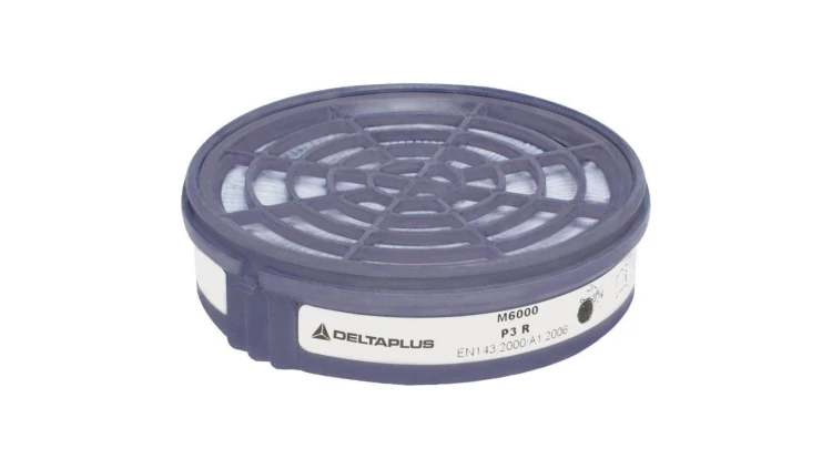Zestaw 2 filtrów p3 do półmasek m6200 i m6100 - jupiter kolor biały TETE M6000P3R