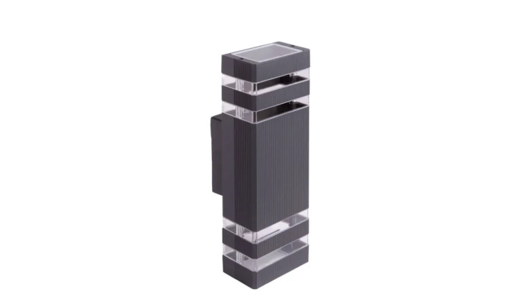 Oprawa elewacyjna OE-1S 2XGU10 110x100x320 ANTRACYT IP54 EC79005