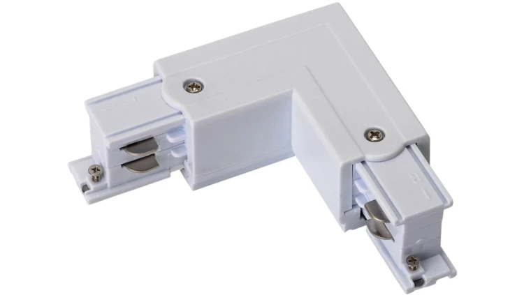 Łącznik szynoprzewodu IP20 3-fazowy biały TRACK L CONNECTOR L-R 4W WHITE GXTR029