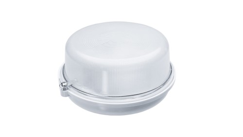 Oprawa SAUNA-7061NC, E27, 100W, biała-bakelit, klosz matowy-szkło, IP54 A2820-M