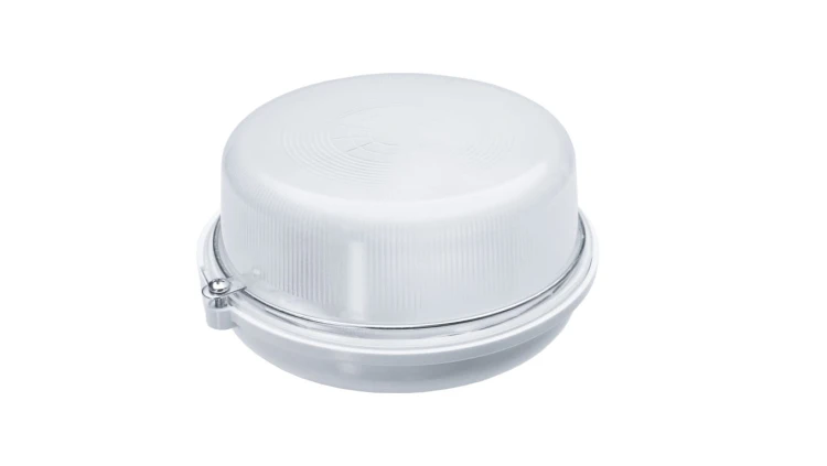 Oprawa SAUNA-7061NC, E27, 100W, biała-bakelit, klosz matowy-szkło, IP54 A2820-M