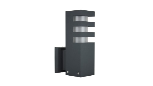 Kinkiet zewnętrzny RADO K DG, E27 max 18W, kolor antracyt 0438621