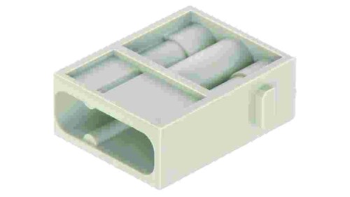 Złącze prostokątne Han Modular bez styków 690V 09140033001