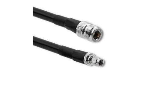 Qoltec Kabel koncentryczny LMR400 N Żeński RP-SMA Męski 5m