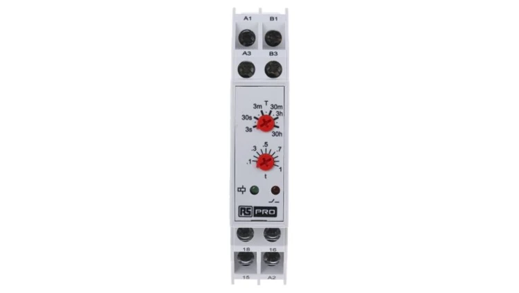 Timer Relay jednofunkcyjny 0.3 s → 30h SPDT 1-stykowy SPCO 24V ac