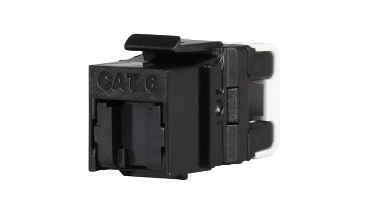 Keystone Solarix CAT6 UTP RJ45 czarny SXKJ-6-UTP-BK-NA do kleszczy SXKJ-NA-BU