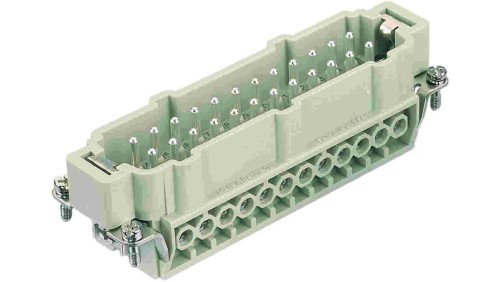 Złącze HAN prosotkątne męskie 24pin 16A 90V 09360242601
