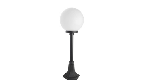 Oprawa oświetleniowa zewnętrzna, stojąca Kule Classic K 5002/3/KP 250 OP, E27 max 60W, kolor czarny, klosz biały 0438621