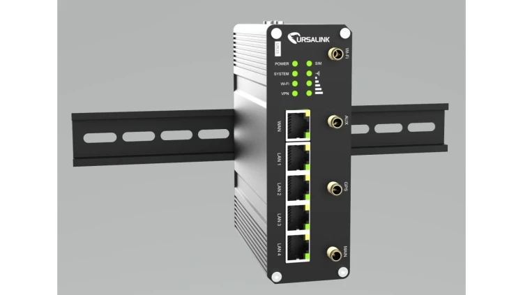 Przemysłowy router/modem gprs/gsm 4G Dual SIM,Ethernet x 5, WiFi, RS232/485x1, DI x 1, DO x 1, UR35-L00E-W