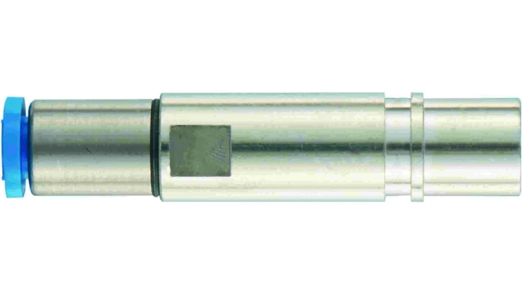 Styk Han Modular żeński na przewód śr: 3mm mosiądz 09140006453