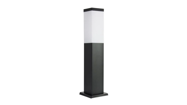 Oprawa oświetleniowa zewnętrzna, stojąca Inox Kwadratowa SS802-450 BL, E27 max 40W, kolor czarny, 0438621