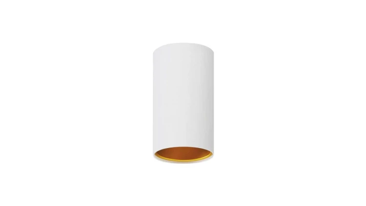 CHLOE GU10 NATYNKOWA GU10 250V IP20 70x128mm BIAŁY ZŁOTY tuba nieruchoma