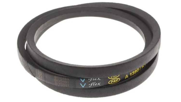 Pas napędowy, profil A, materiał: PET, guma, 13mm x 8mm x 1.35m, RS PRO