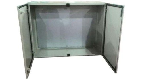 Szafka ścienna rozdzielcza RAL 7032, materiał: Stal, IP66, 1000 x 1000 x 300mm, RS PRO