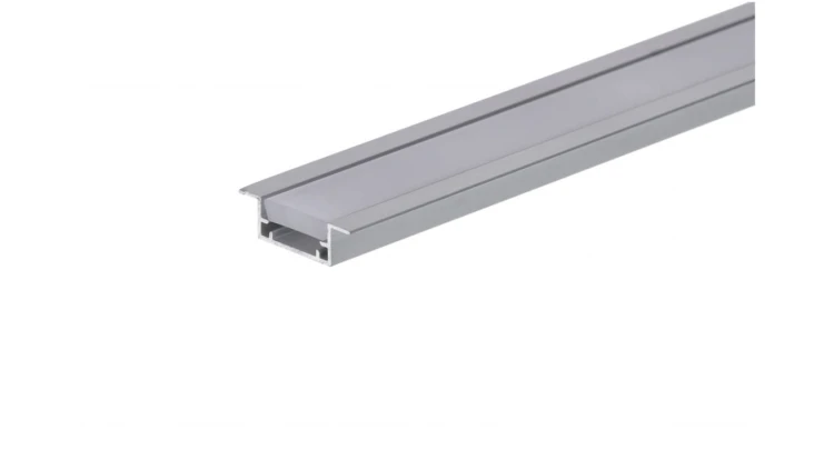 Profil led Glaze Plus 2m anodowany z osłoną mleczną ML