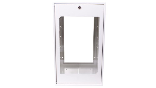 Szafa RACK 19 cali 6U 600x400mm IP30 RAL7035 (drzwi przeszklone) SZW Simple SZWS-19-6U-40-DS 19-8008SZWS-19-6U-40-DS