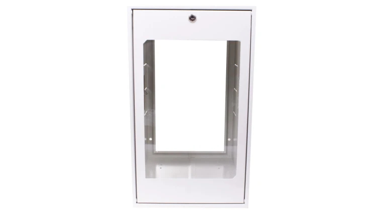 Szafa RACK 19 cali 6U 600x400mm IP30 RAL7035 (drzwi przeszklone) SZW Simple SZWS-19-6U-40-DS 19-8008SZWS-19-6U-40-DS