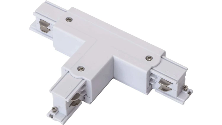 Łącznik szynoprzewodu IP20 3-fazowy biały TRACK T CONNECTOR T-L1 4W WHITE GXTR032